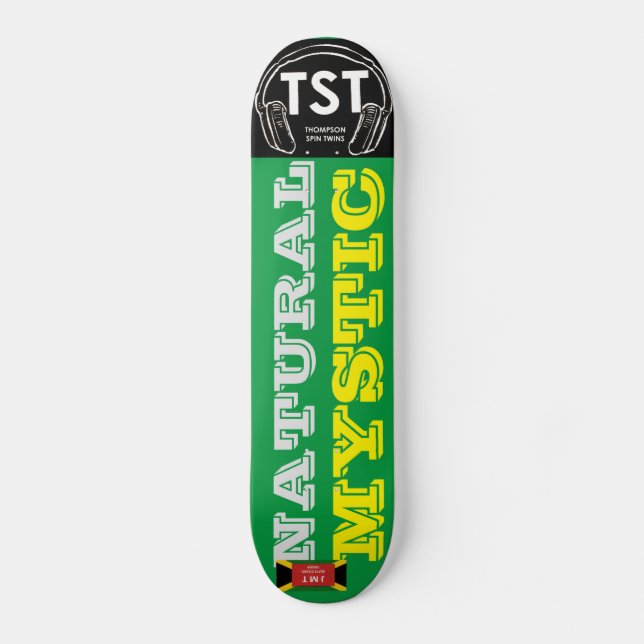 Skate Tabuleiro MYSTIC NATURAL (Frente)