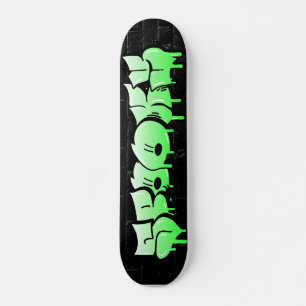 Skate Tabuleiro Personalizado de Grafite Spooky