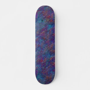 Skate Tabuleiros de plástico com ciano e tinta vermelha