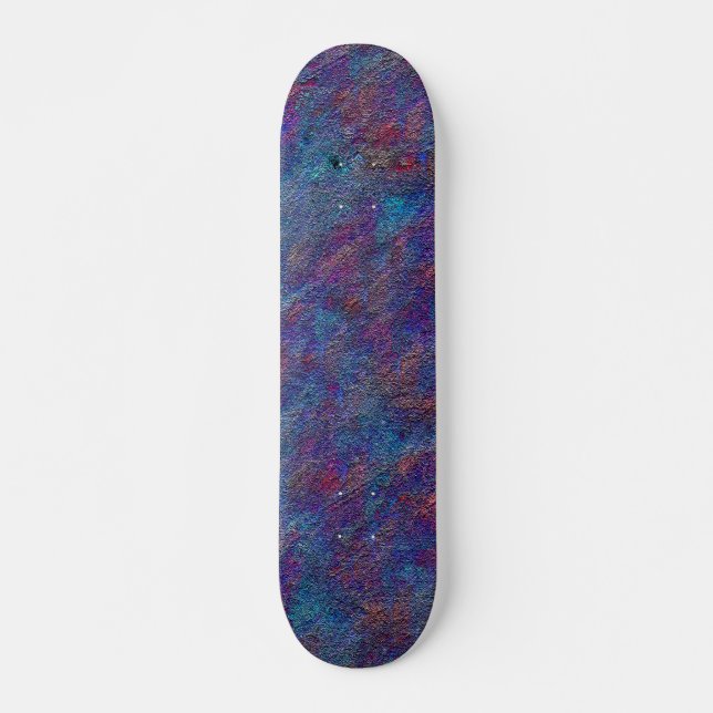 Skate Tabuleiros de plástico com ciano e tinta vermelha (Frente)
