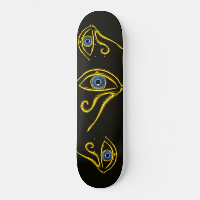 SKATE TALISMAN AZUL/OLHO DOURADO DE HORUS (Frente)