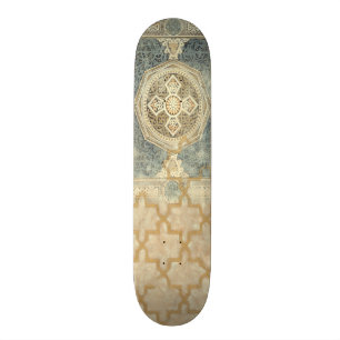 Skate Tapeçaria Ornamental com Ornamentado Geométrico