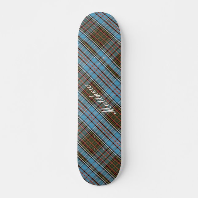 Skate Tartan Clan Anderson Checkered Xadrez (Frente)