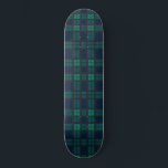 Skate Tartan Clan Black Watch Plaid Blue Green Check<br><div class="desc">Clan Black Watch tartan green black blue check skateboard. Makes a great gift or just treat yourself. Match it with your favorite or new outfit. You might just have everyone looking on with envy. TIP: Combine this hand towel with our matching tote bag, yoga mat or paper napkins to form...</div>