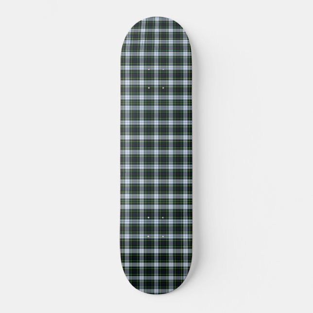 Skate Tartan Clan Gordon Xadrez Purple Green Checkered (Frente)