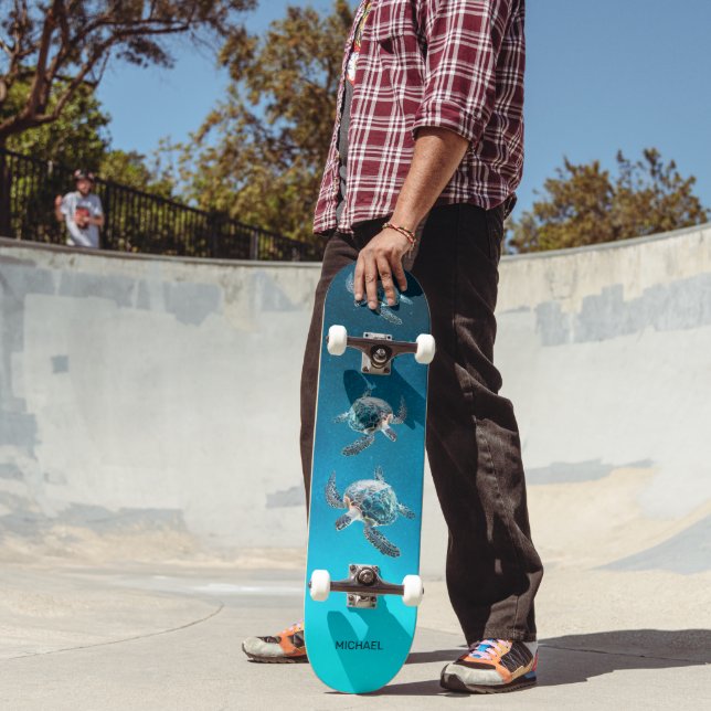 Skate Tartarugas 3D Costeiras (Ao ar livre 2)