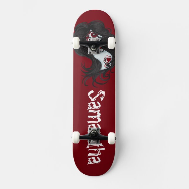 Skate Tatuagem Dia do Pé-de-Açúcar Morto (Frente)