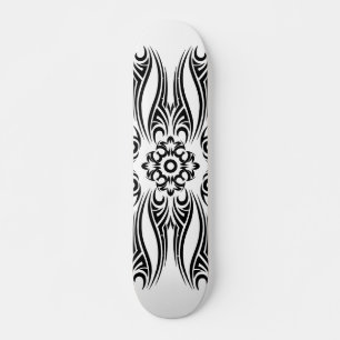 Skate Tatuagem preto 1 tribal