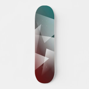 Skate teal burgundy branco