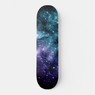 Skate Teal Purple Galaxy Nebula Dream #1