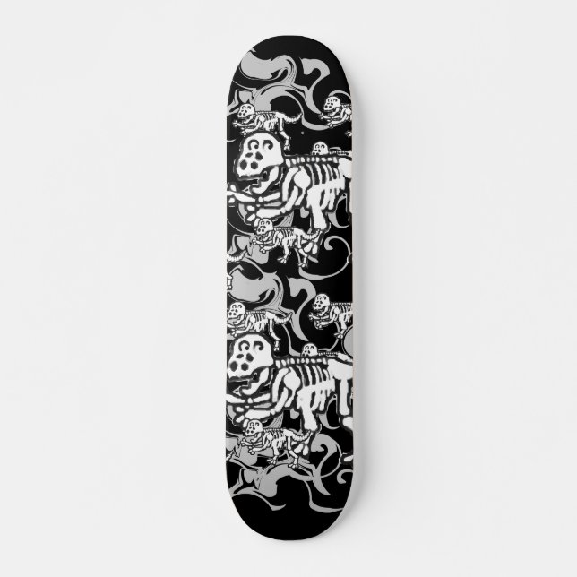 Skate Teclado Dinossauro T-Rex (Frente)