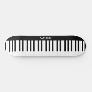 Skate Teclas de Piano Personalizadas Instrumento Musical