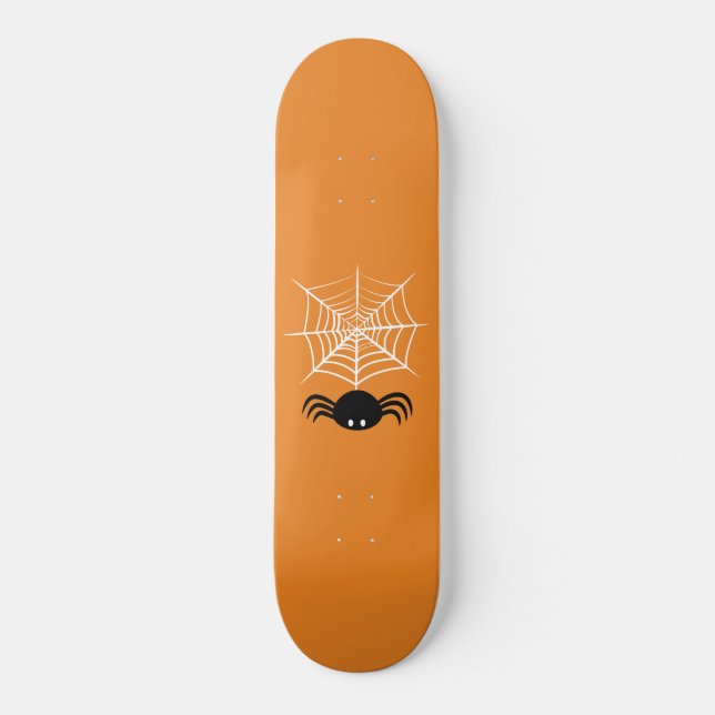 Skate Teia de Aranha de Halloween  (Frente)