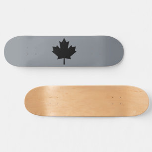 Skate Tela de Folha de Mapeamento Preto Canadense