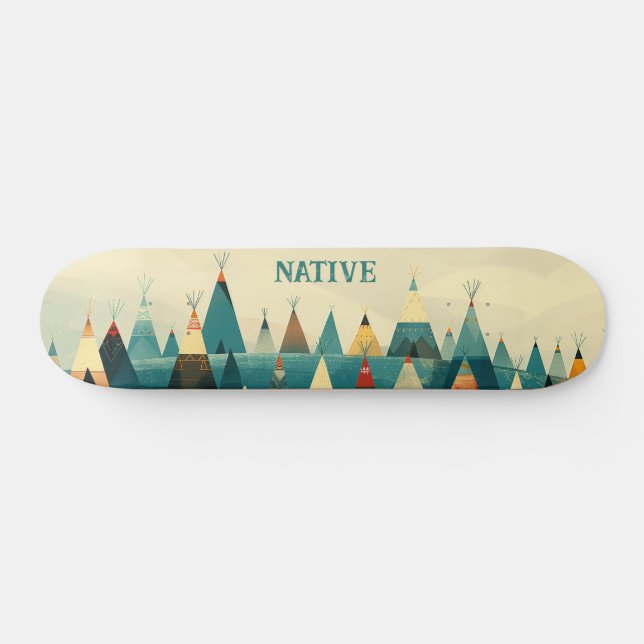 Skate Tendas de tribo americanas nativas (Horz)