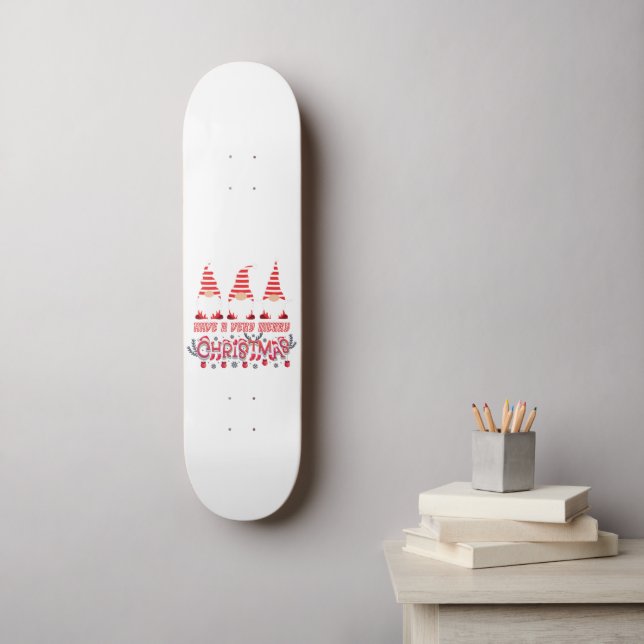 SKATE TENHA UM NATAL MUITO FELIZ (Arte de parede)