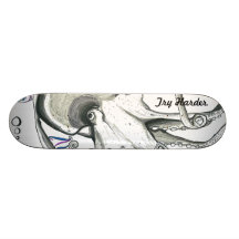 Tentativa mais duramente/skate polvo do espaço