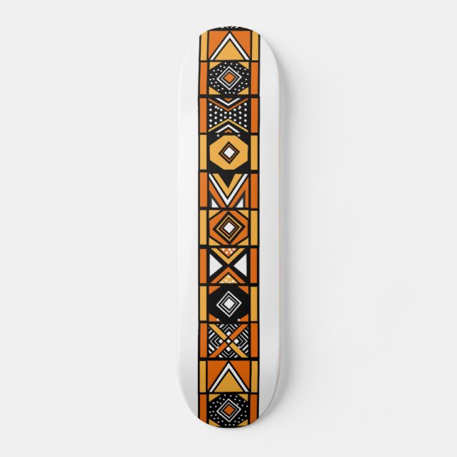 Skate Teste padrão africano da arte (Frente)