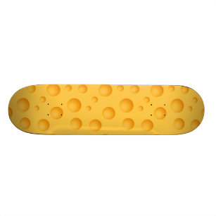 Skate Teste padrão amarelo do queijo