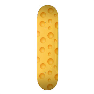 Skate Teste padrão amarelo do queijo