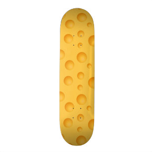 Skate Teste padrão amarelo do queijo