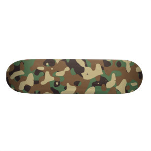 Skate Teste padrão clássico Camo da floresta