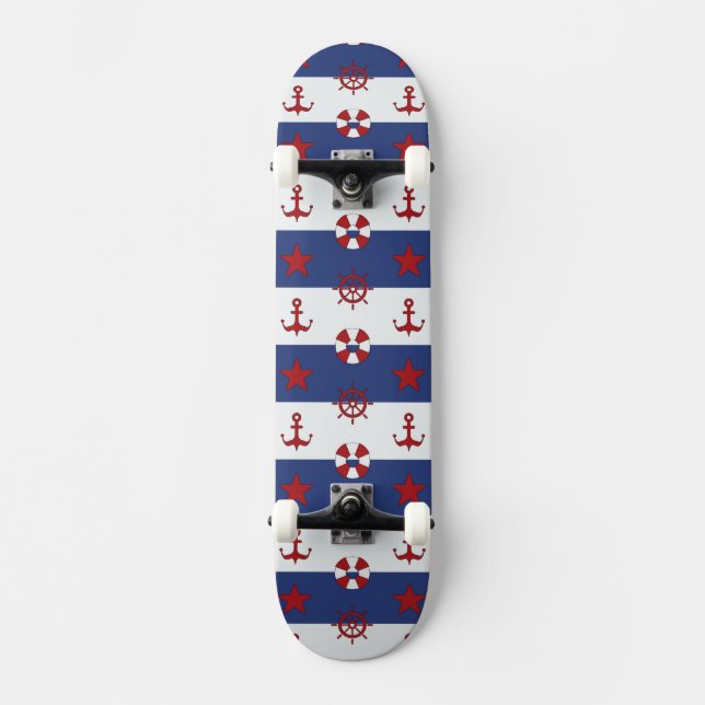 Skate Teste padrão de bandeira dos Estados Unidos (Frente)