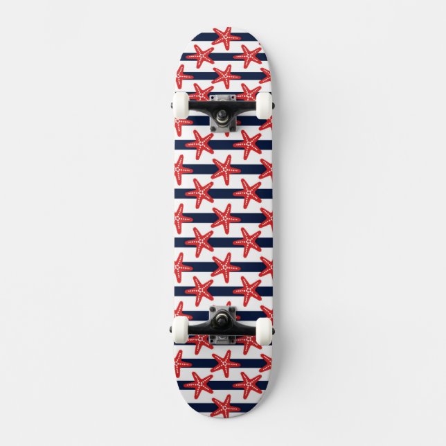 Skate Teste padrão de bandeira dos Estados Unidos (Frente)