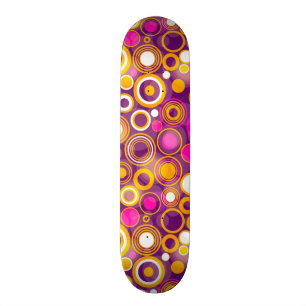 Skate Teste padrão de bolinhas violeta