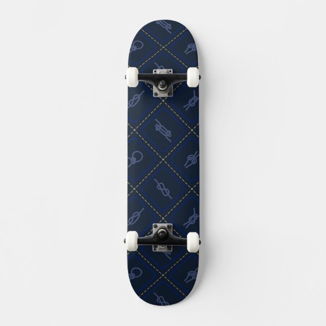 Skate Teste padrão de nó náutico da corda (Frente)