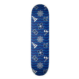 Skate Teste padrão de ondas náutico bonito