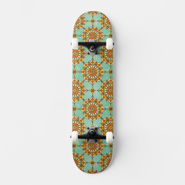 Skate Teste padrão decorativo (Frente)