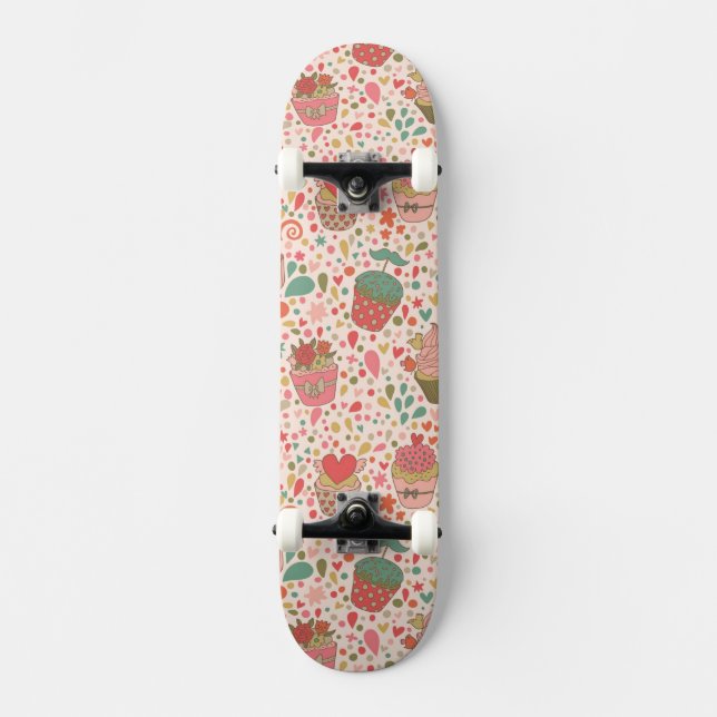 Skate Teste padrão doce (Frente)