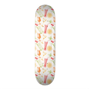 Skate Teste padrão esboçado do cocktail