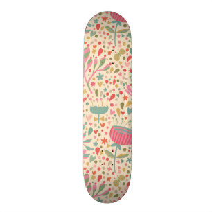 Skate Teste padrão floral brilhante
