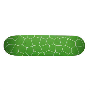 Skate Teste padrão geométrico abstrato - verde e branc