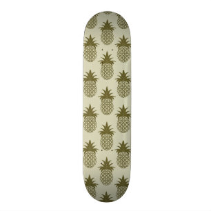 Skate Teste padrão Khaki do abacaxi