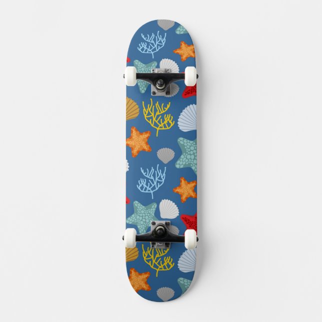 Skate Teste padrão subaquático da vida (Frente)