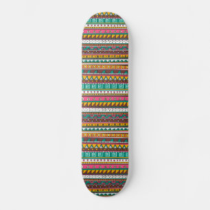 Skate Teste padrão tribal colorido