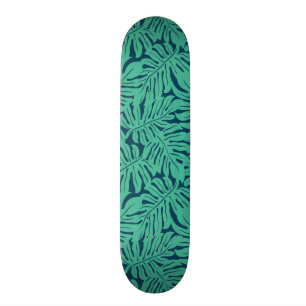 Skate Teste padrão tropical da folha de Monstera