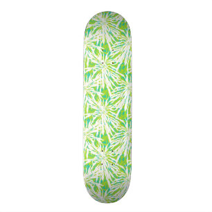 Skate Teste padrão tropical das folhas de palmeira
