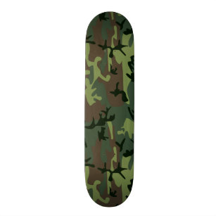 Skate Teste padrão verde de Camo Brown da camuflagem