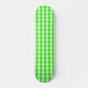 Skate Teste padrão verde de néon do guingão por Shirl