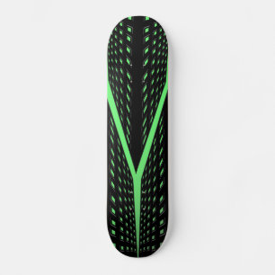 Skate Teste padrão verde do laser