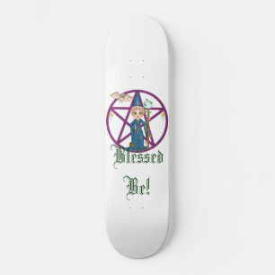 Skate Testemunha Mulher Penctacle Pixel Art
