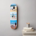 Skate Texto da Colagem de Fotos Personalizada Despache s<br><div class="desc">Painéis com Personalização de Fotografias com Texto Personalizado da Família Love Personalizado - Mãe / Pai / Filho / Pais / Casal - Fotografias Personalizadas Modernas Exclusivas do Seu Próprio Design - Família Especial / Amigos ou Presente Pessoal do Skateboard - Adicione Suas Fotografias e Texto - Nome / Fundo...</div>