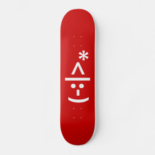 Skate Texto do Elf Emoticon Xmas ASCII