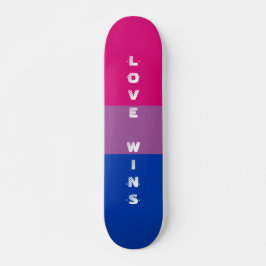 Skate Texto Personalizado do Sinalizador Bissexual do Ar