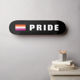 Skate Texto Personalizado LGBTQ Sinalizador do Orgulho L