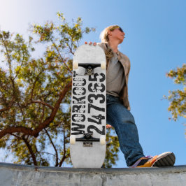 Skate Texto riscado vestido Workout 247365 rústico